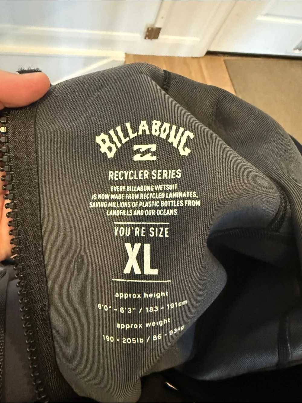 Billabong Black Short Sleeve Wetsuit